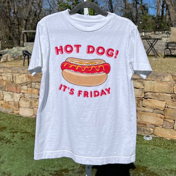 "Hot Dog! It's Friday" Kid's Tee-Shirt - Picture 1 of 10